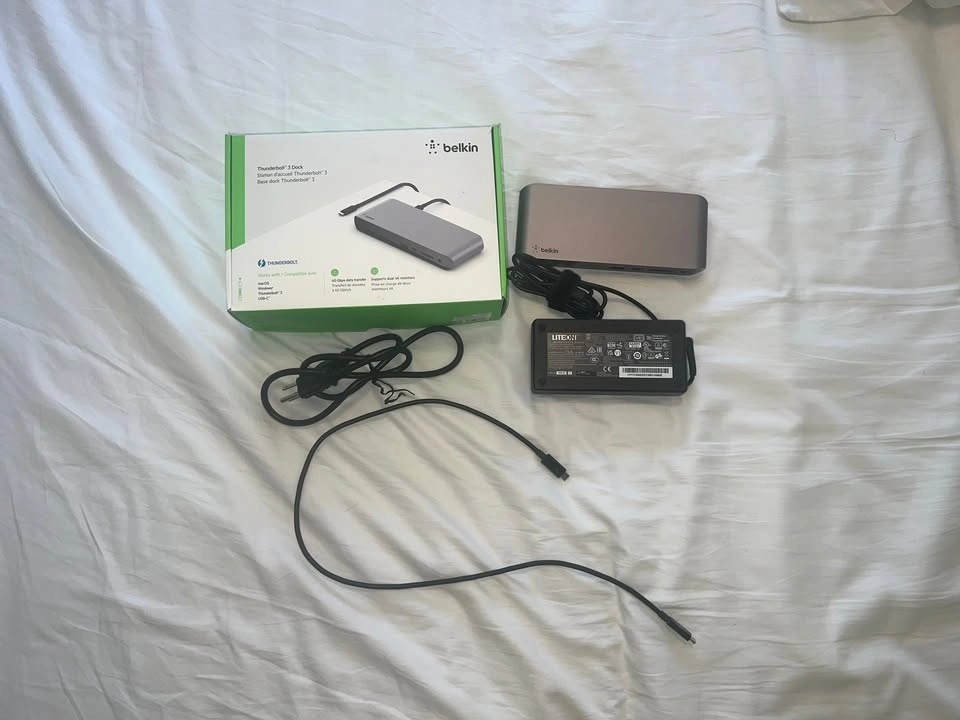 Belkin Thunderbolt 3 Dock Pro | 40Gbps | Dual 4K | Excellent Con