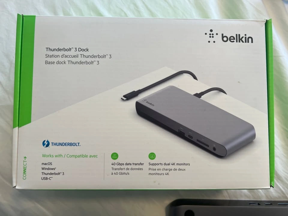 Belkin Thunderbolt 3 Dock Pro | 40Gbps | Dual 4K | Excellent Con - photo 2