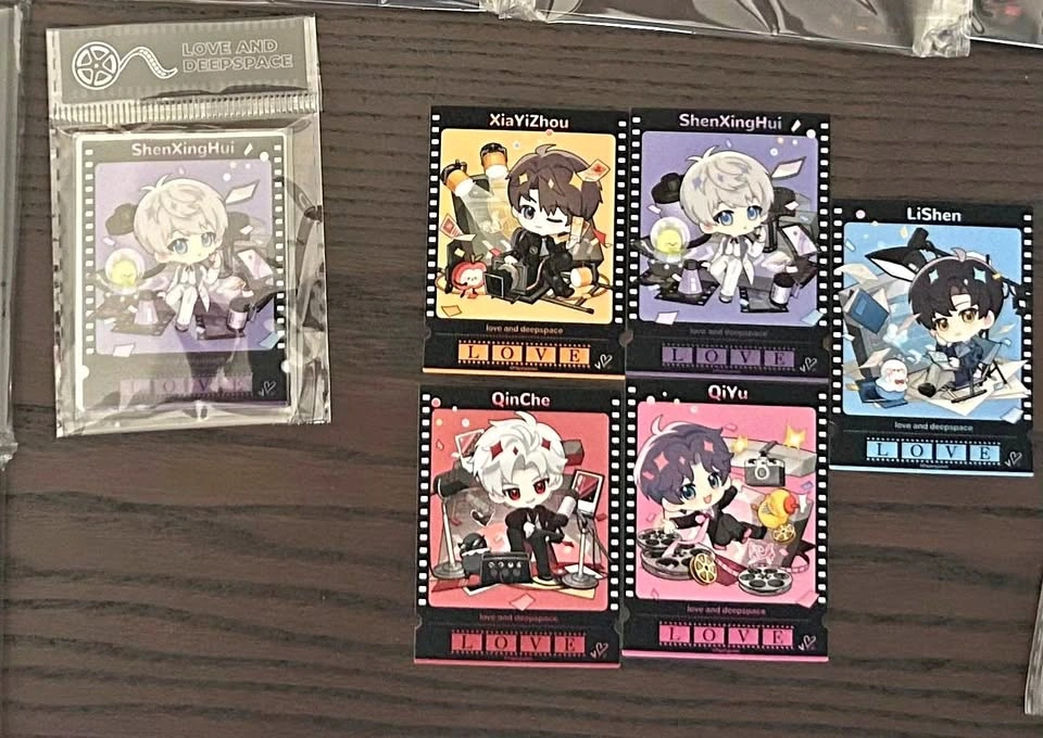 Love and Deepspace Official sticker set, 45x60mm, $8