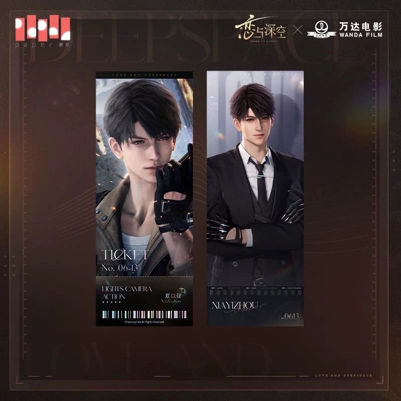 Love and Deepspace Official Holographic Ticket Set - Sylus, Cale - photo 4