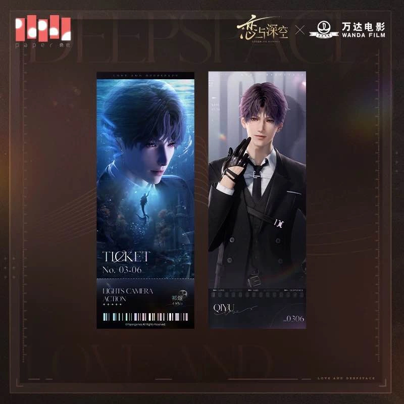 Love and Deepspace Official Holographic Ticket Set - Sylus, Cale - photo 5