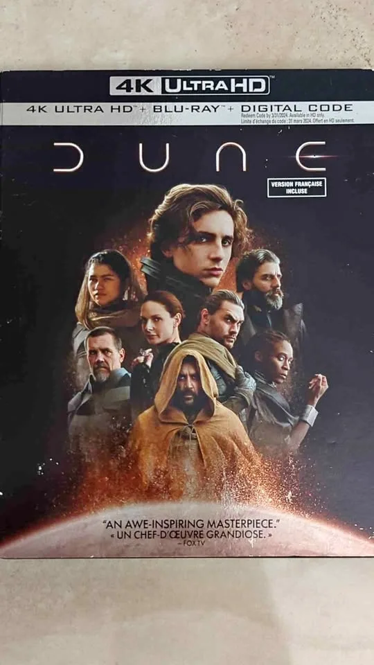 Dune 4K UHD with Slip Cover (No Digital Code)