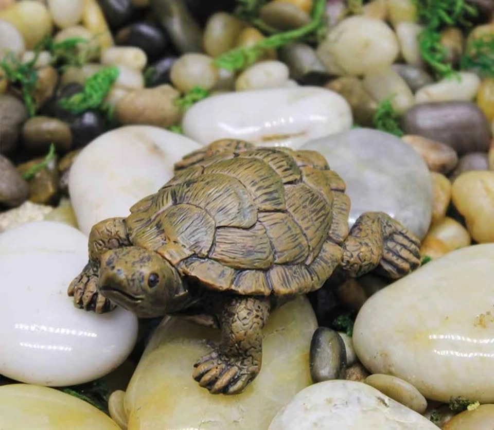 Realistic Turtle Statue - Resin Animal Ornament - photo 2