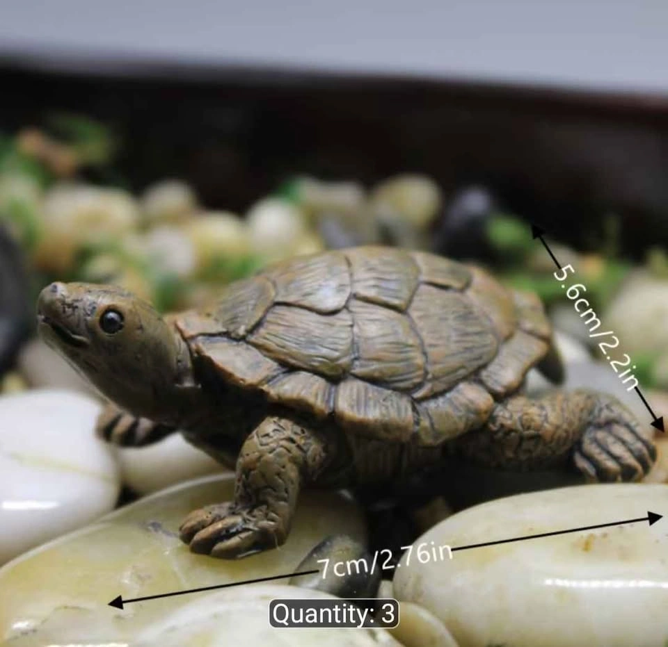 Realistic Turtle Statue - Resin Animal Ornament - photo 4