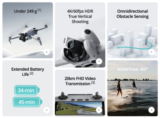 DJI Mini Pro 4 Fly more Combo ( with RC2 ) For Sale! - photo 4