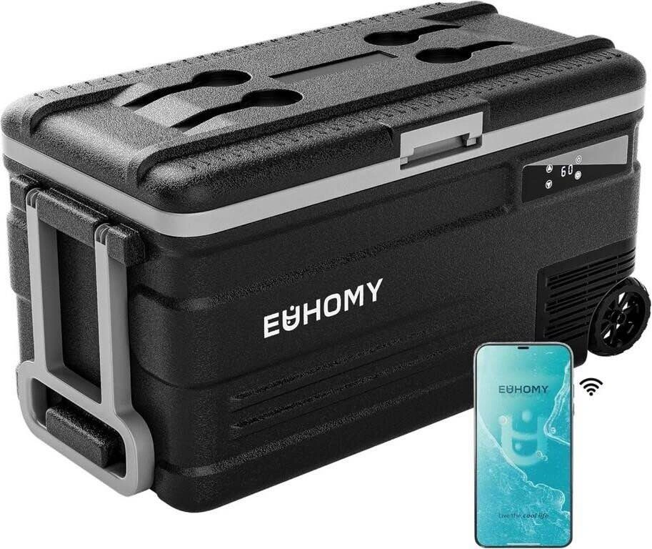 EUHOMY Portable Refrigerator Freezer