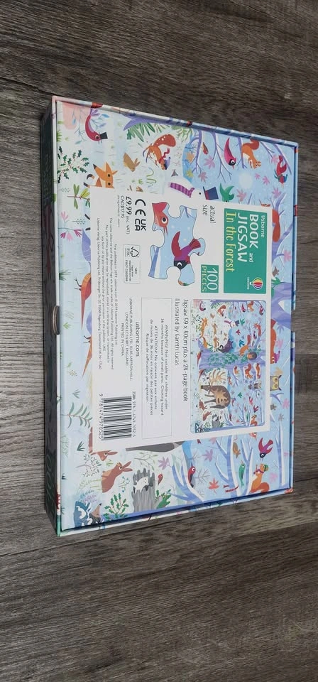 Usborne Book and Jigsaw In the Forest 100 Pieces - photo 3