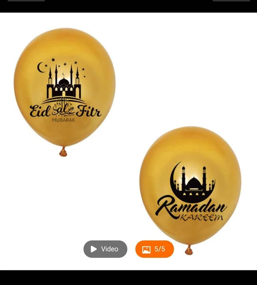 Bnip Eid Mubarak Balloons and Banner Set - photo 2