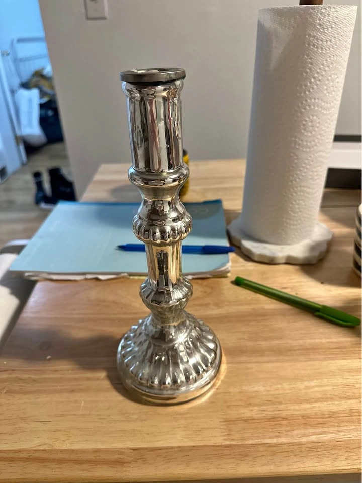 Glass Candle Holder