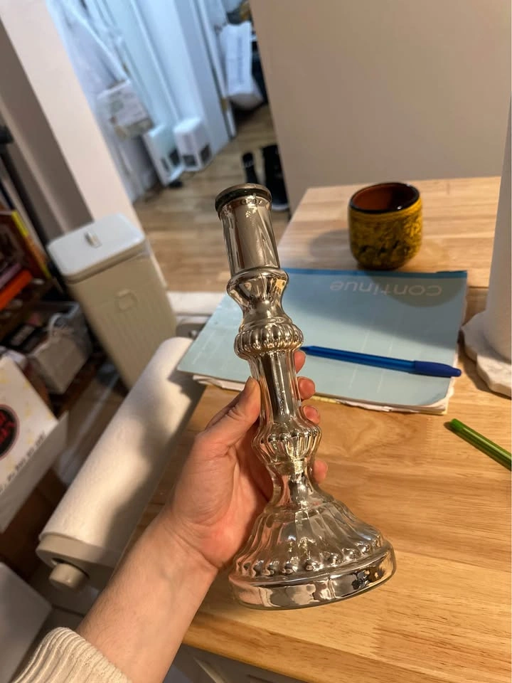 Glass Candle Holder - photo 2