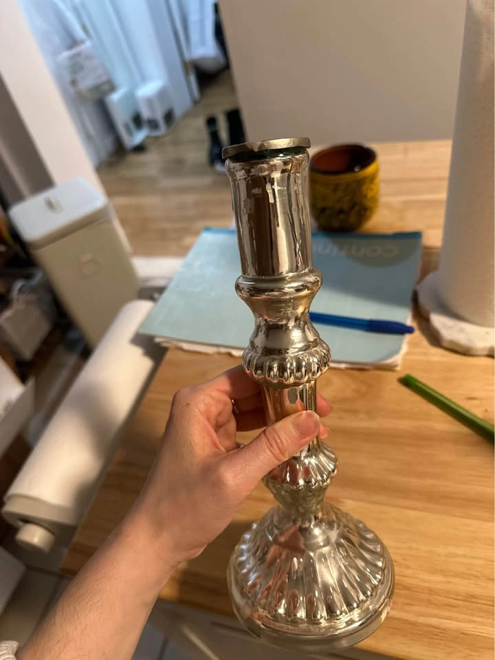 Glass Candle Holder - photo 4