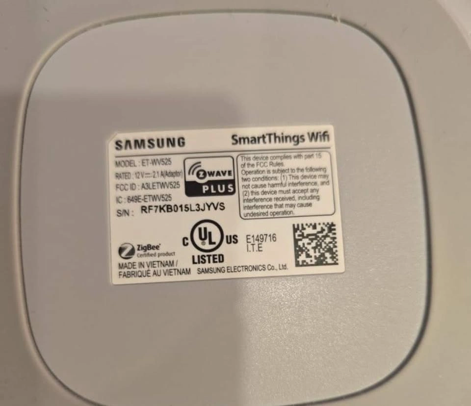 Samsung Smartthings Hub Wifi Zigbee ET-WV525 Matter - photo 4