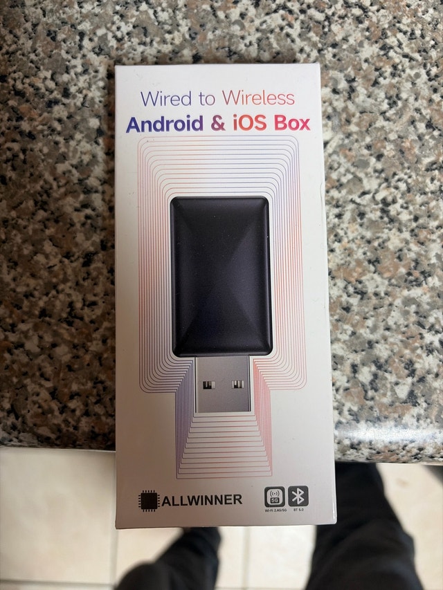 Allwinner Android iOS Box: Wireless CarPlay/Android Auto Adapter