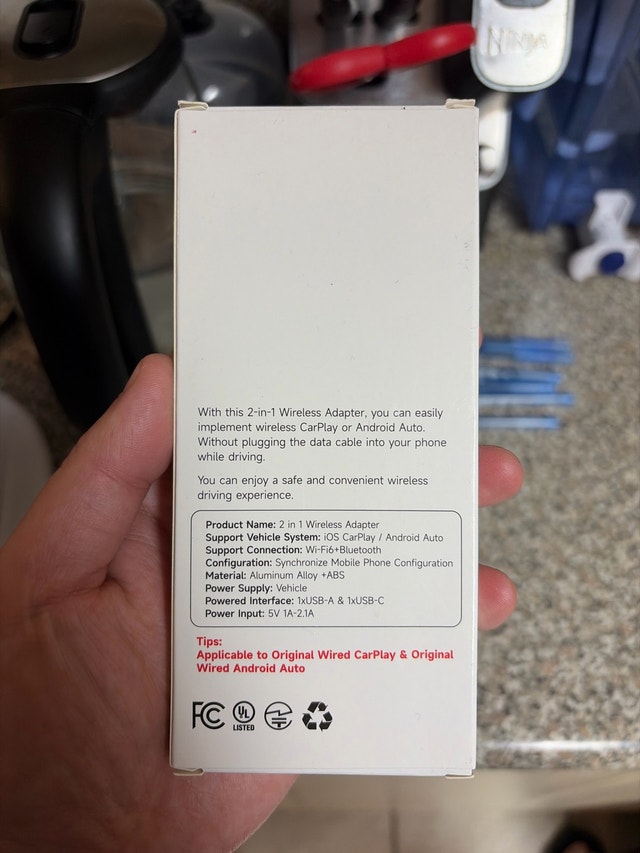 Allwinner Android iOS Box: Wireless CarPlay/Android Auto Adapter - photo 2