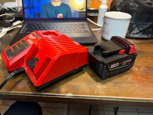Milwaukee M18 Battery and Charger