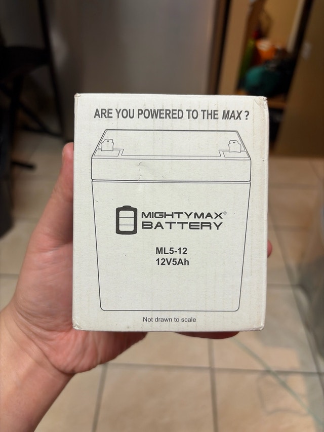 Mighty Max 12V 5Ah Battery