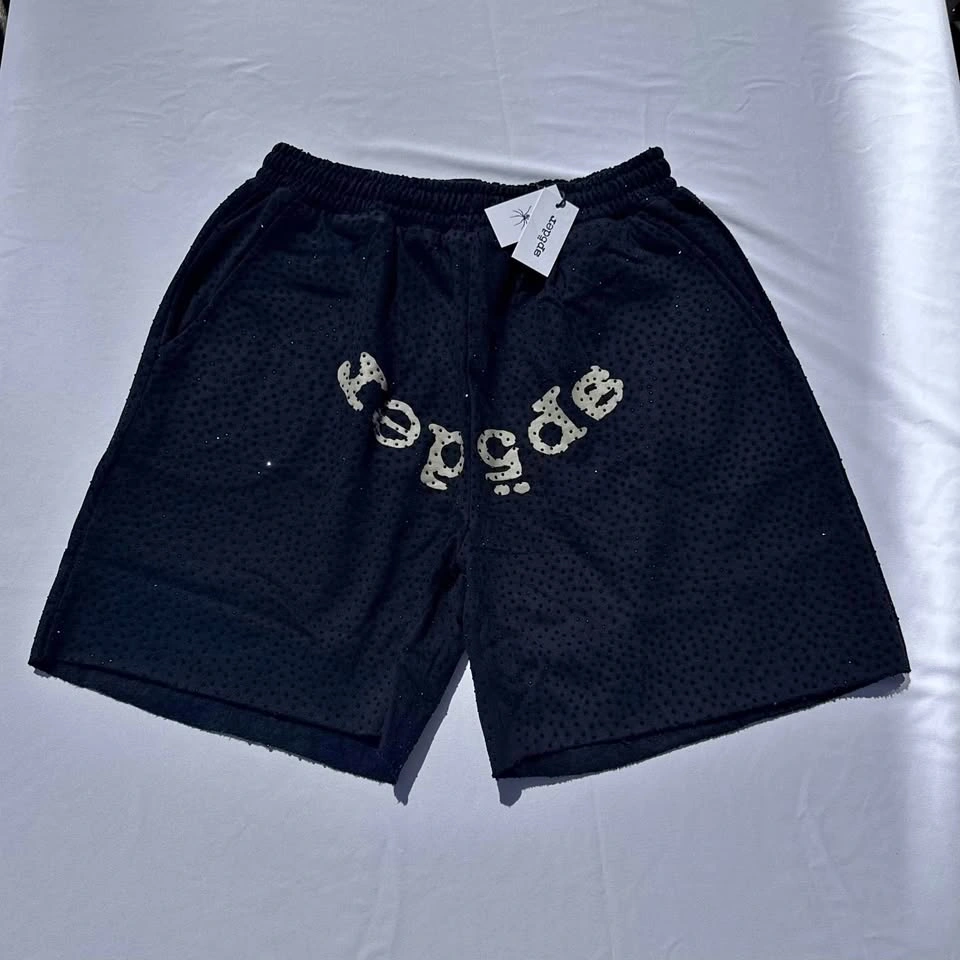 Sp5der VVS Rhinestone Shorts