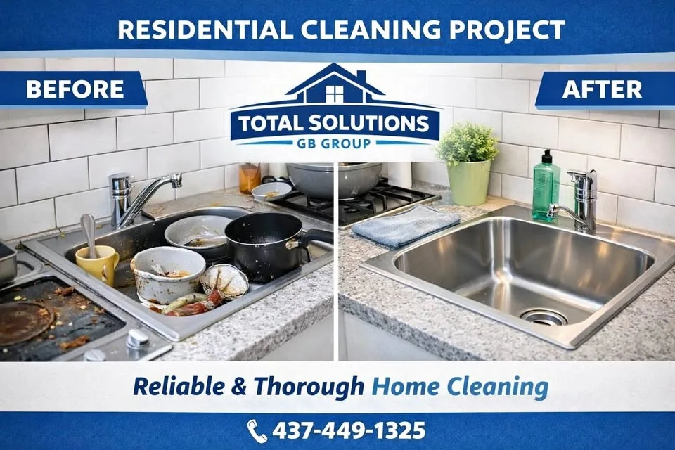 Residential Cleaning Project – Interior Home Maintenance