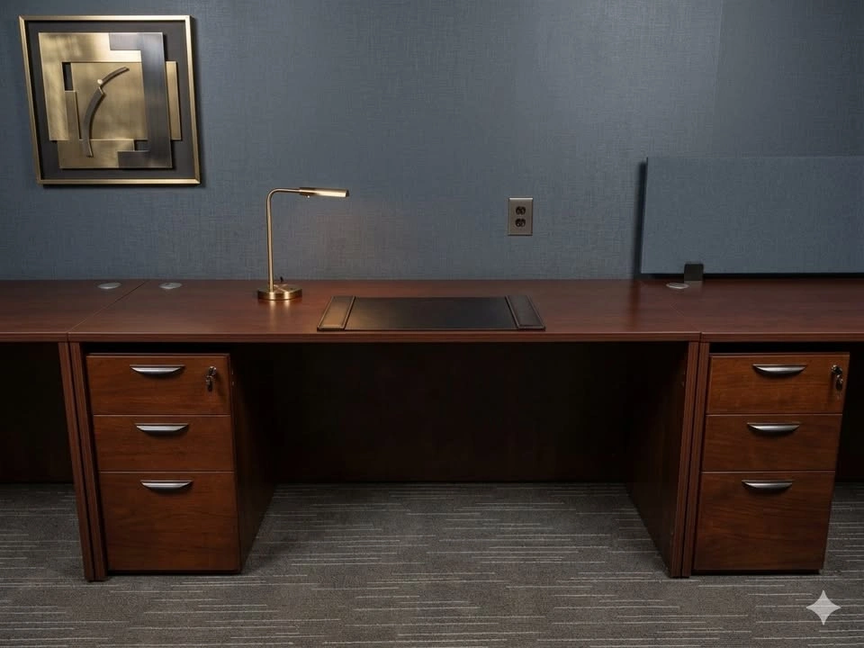 Brand New Office Tables / Hardwood / Mahogany Desk - photo 2
