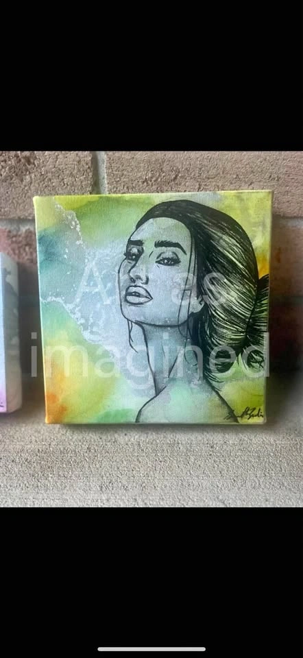 Side gaze- original art