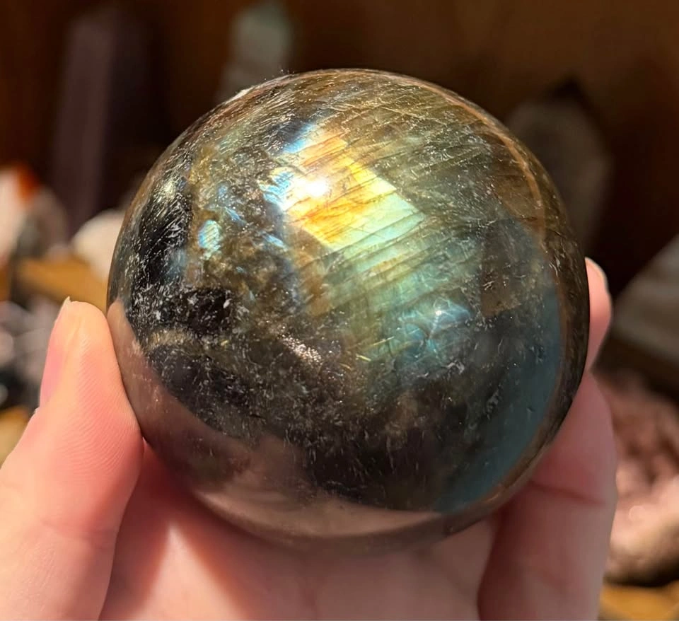 Labradorite sphere - photo 4