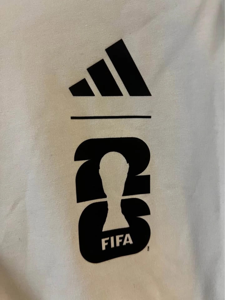 Adidas FIFA World Cup 2026 Long Sleeve Tee White Medium NWT - photo 5