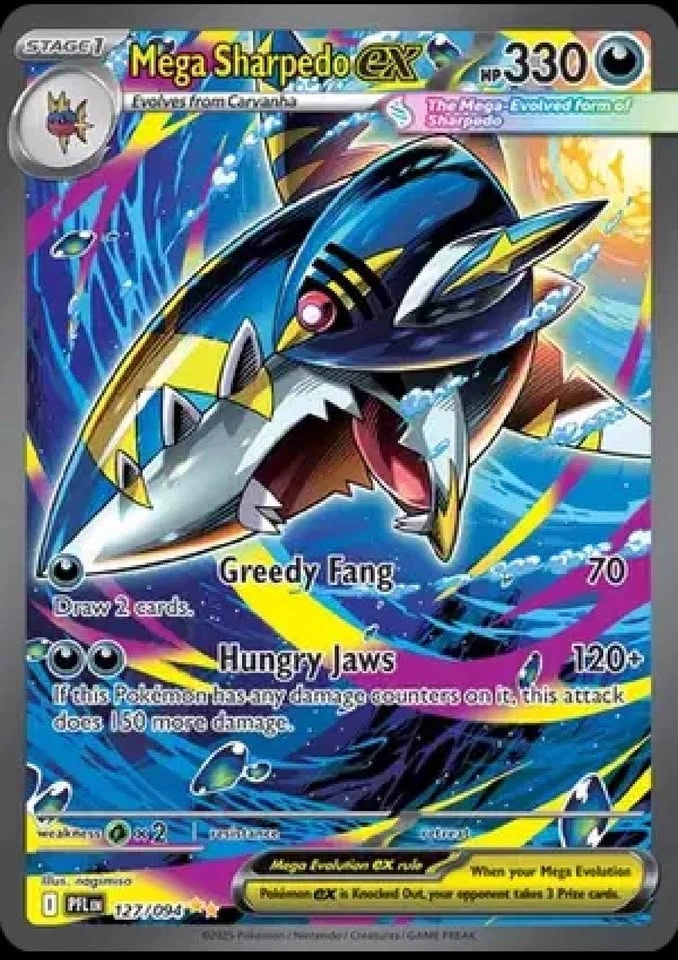 Mega Sharpedo ex - NM - photo 3