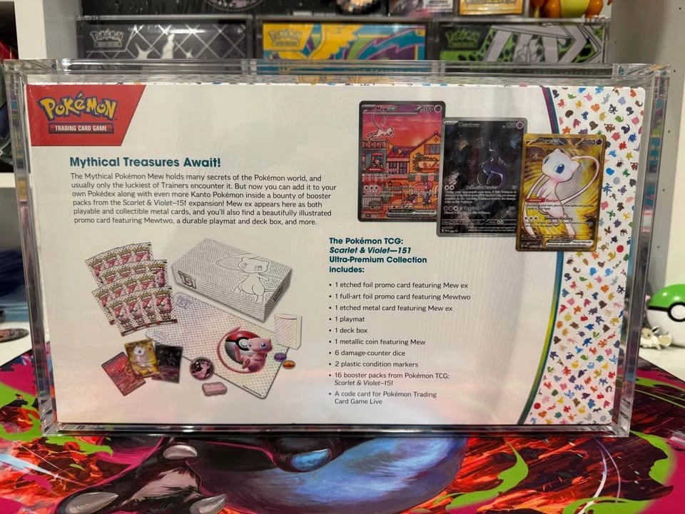 TRADE/SELL Pokemon 151 UPC Sealed with acrylic - photo 2