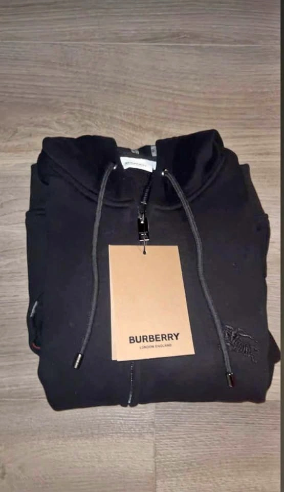 Burberry Zip Up Hoodie