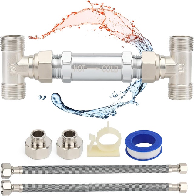 Stainless Steel Hot Water Recirculating Pump Sensor Valve