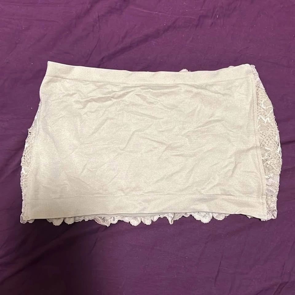 Nude/Pink Lace tube top - photo 2