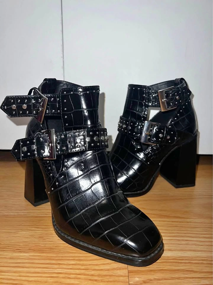 ZARA Studded Boots - Size 35