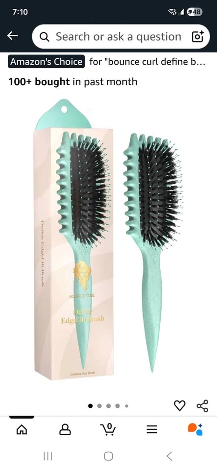 Define Styling Brush for Curly Hair - Mint Green - photo 5