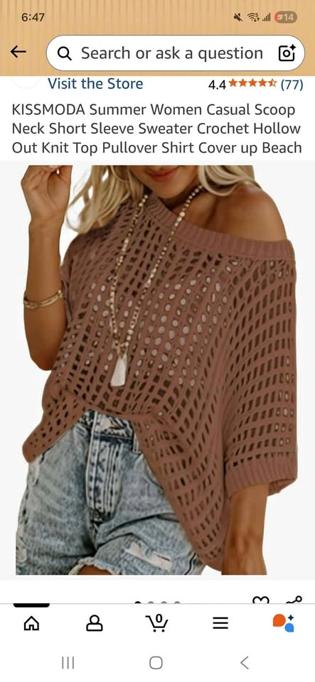 KISSMODA Gold Flame Knit Top X-Large