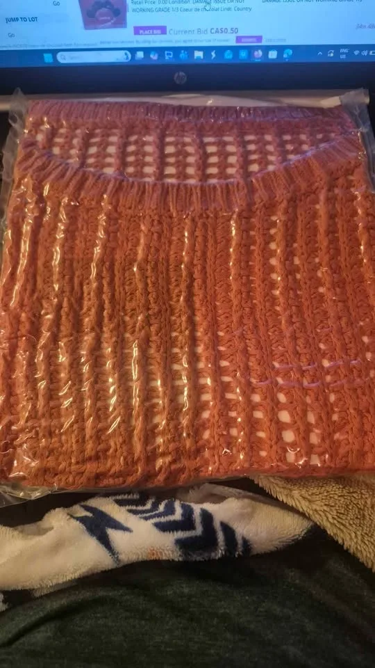 KISSMODA Gold Flame Knit Top X-Large - photo 2