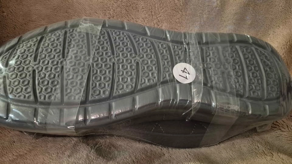 KUBUA Black Quilted Slip-On Slippers Size 41 - photo 3