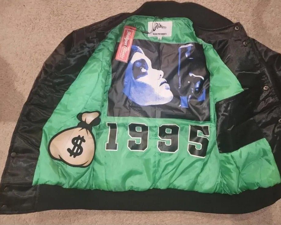Dead Presidents Satin Jacket 3XL