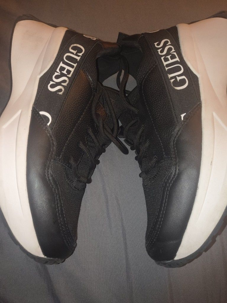 Guess Calebb Black White Shoes Size 7m Women’s - photo 2