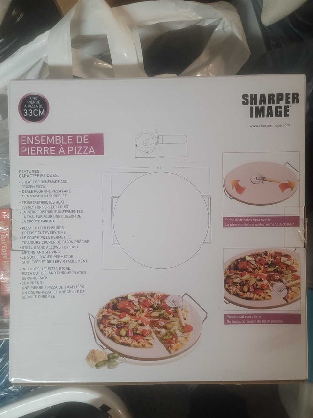 Sharper Image Pizza Stone Set - photo 2