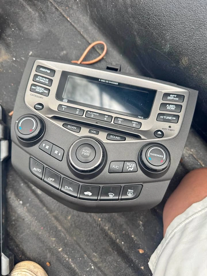 2007 Honda Accord Radio