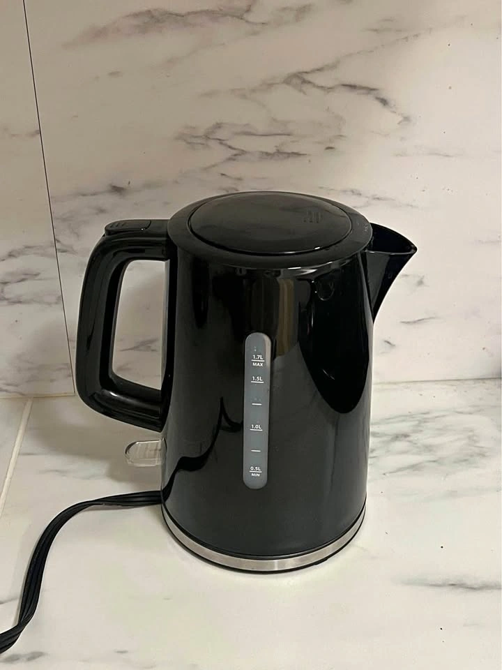 Black Electric Kettle 1.7L