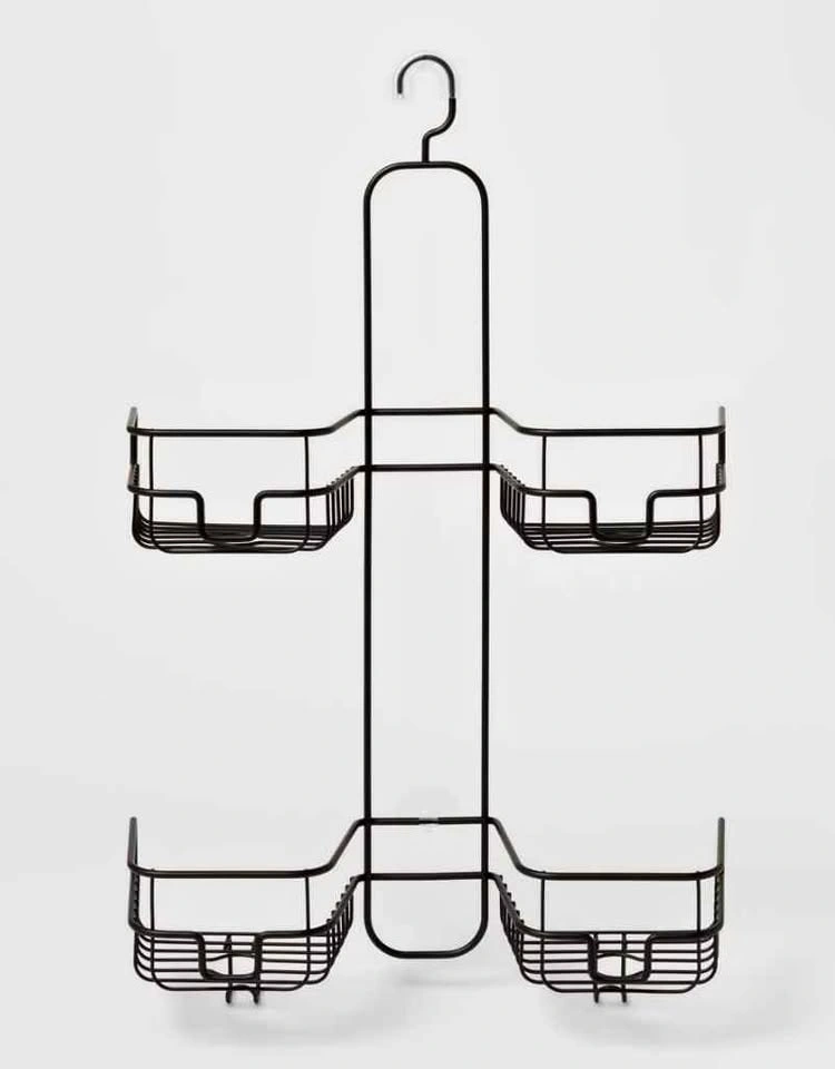 Black Metal Shower Caddy