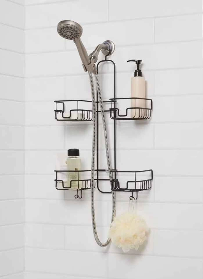 Black Metal Shower Caddy - photo 2