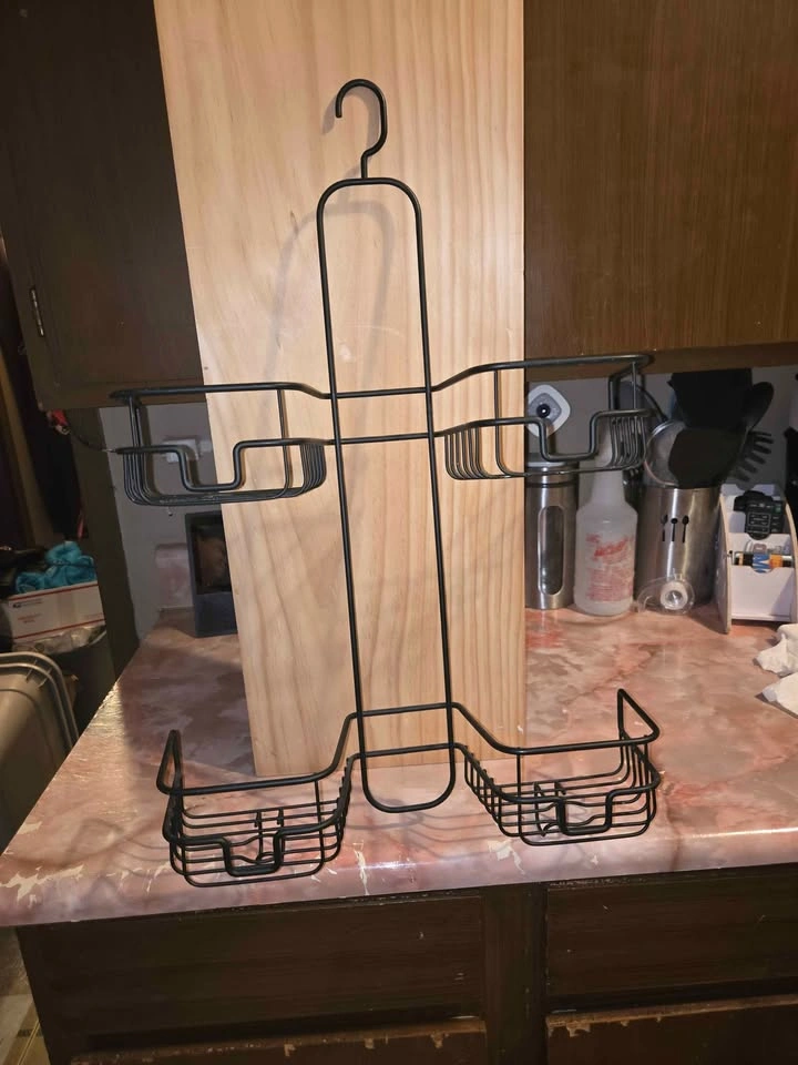 Black Metal Shower Caddy - photo 3