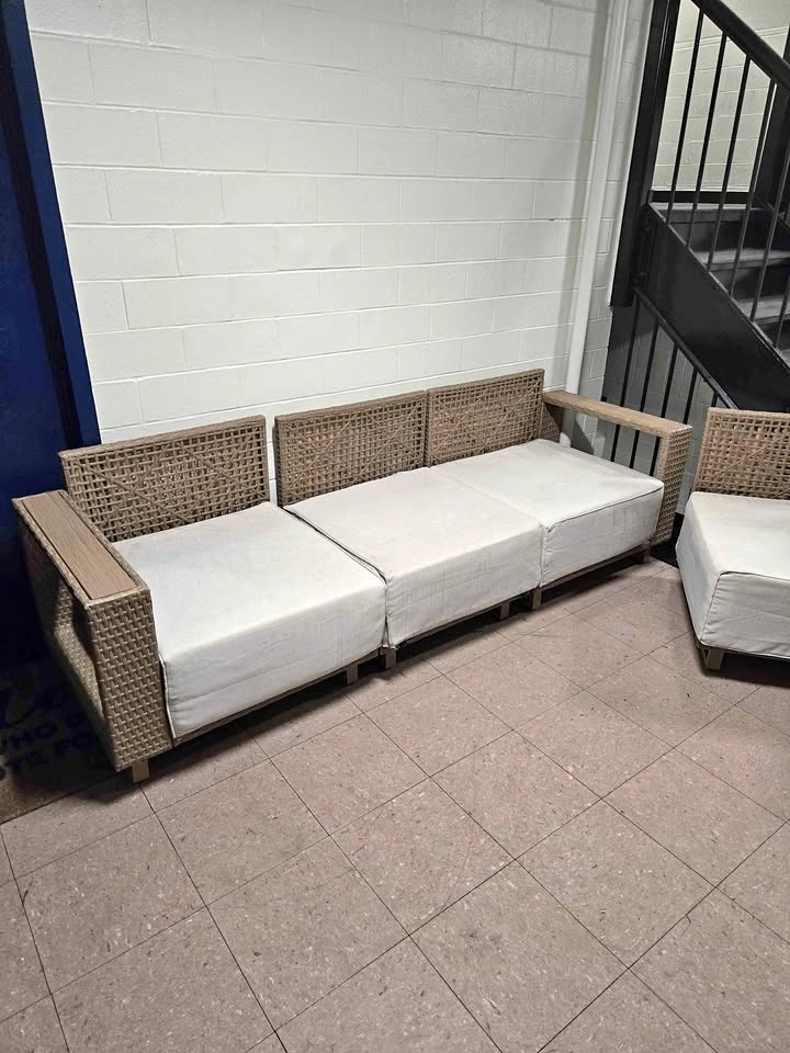 Outdoor L-Shaped Patio Sectional Sofa