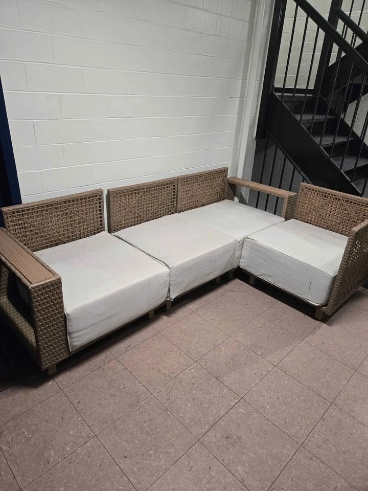 Outdoor L-Shaped Patio Sectional Sofa - photo 2