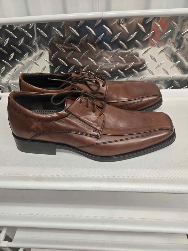 IMMEDIATE PICKUP, 10AM TO 6PM. Men's Brown Lace-up Dress Shoes - photo 4