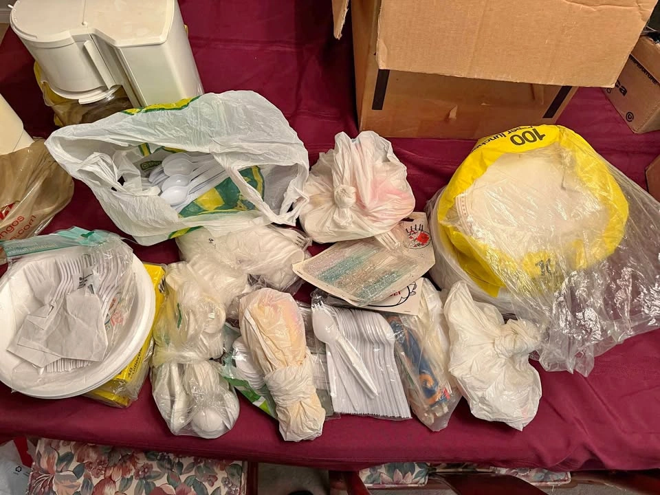 Party Supplies Lot - Disposable Cutlery & Plates