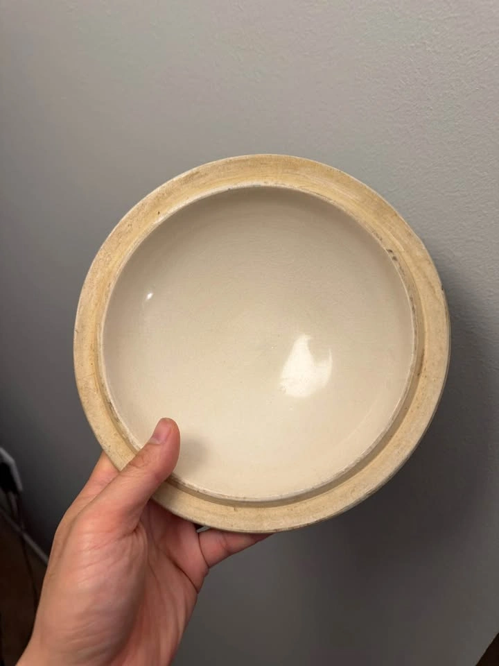Ceramic Bowl Blue Bird Design - photo 3