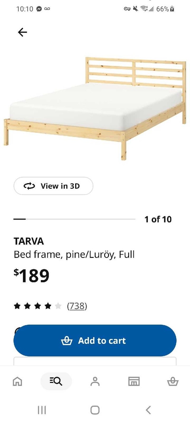 IKEA Tarva Bed Frame